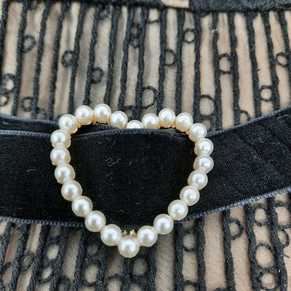 Foxiedox Women's Asha Black Lace Cutout Lined Sleeveless Dress size Large NWT - Picture 7 of 12